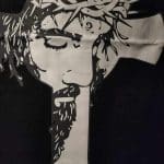 تصویر مسیح و صلیب تیشرت کد 366