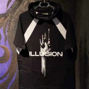 تیشرت کلاهدار illusion کد 535